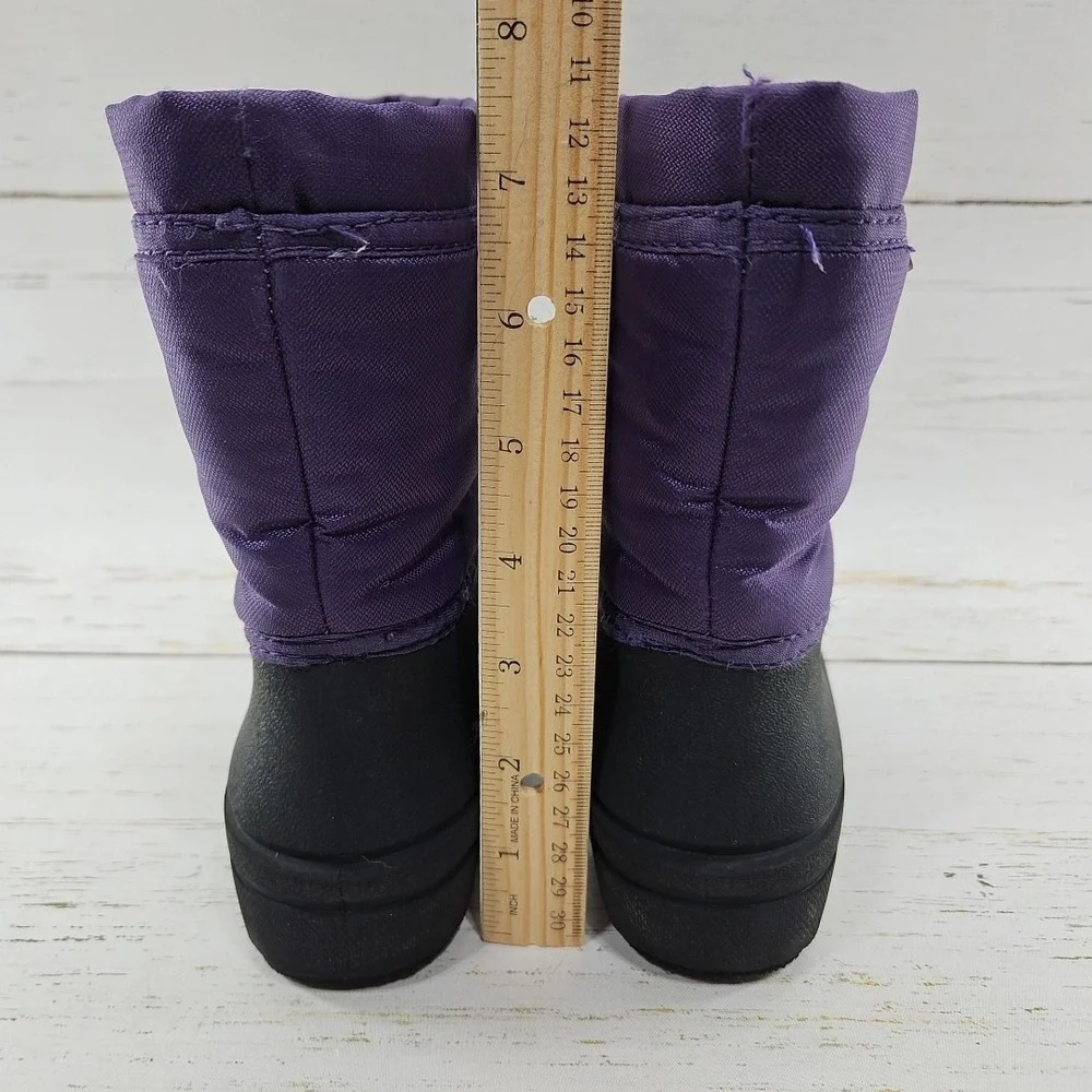 Bogs Snow Shell Boots Girls 10 Purple Black Waterproof‎ Insulated Winter Snow